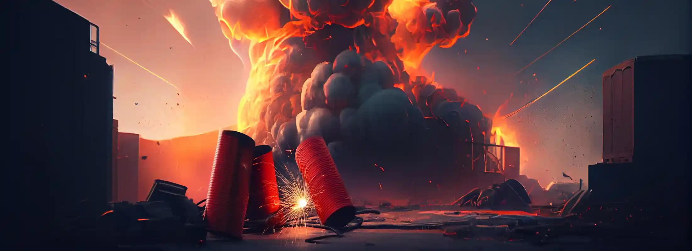 폭발물 관련 이미지 예시