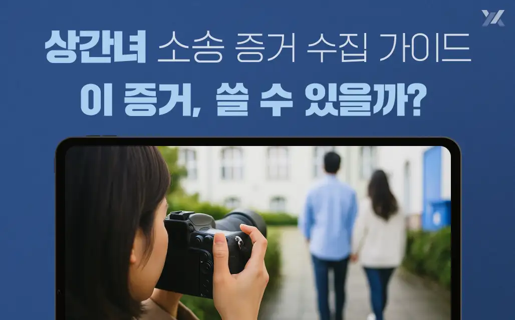 상간녀소송 증거, 모텔 영수증, 통화 녹음, 카톡 캡처... 모두 쓸 수 있을까요? 합법 vs 불법 기준을 대법원 판례로 명확히 알려드립니다.